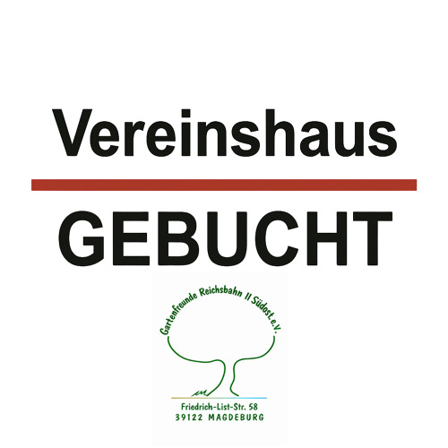 Vereinshaus gebucht