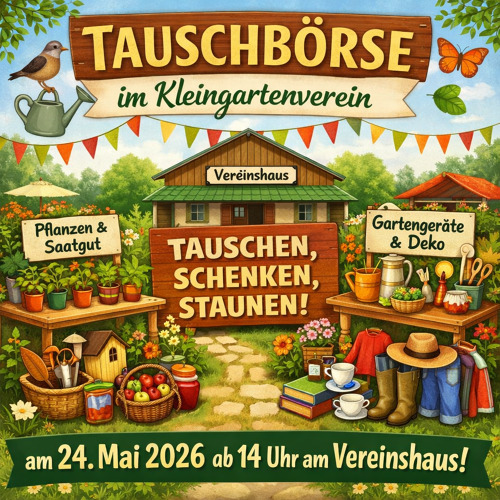 1. Pflanzentauschb&ouml;rse mit Kaffee und Kuchen