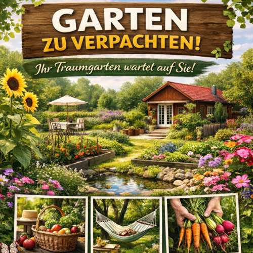 Ihr sucht einen Garten?&nbsp;