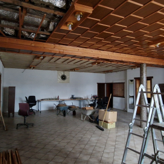 Teilabriss der Decke