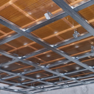 Unterkonstruktion im Schankraum