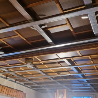 Unterkonstruktion im Vereinsb&uuml;ro ist auch fertig.